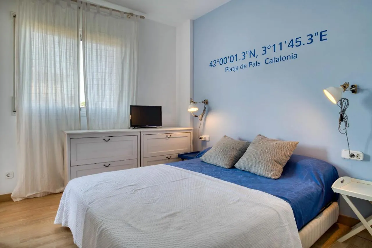 Port Pals, Precioso Apartamento Con Vista Al Mar Y Piscina 0*, Pals İspanya